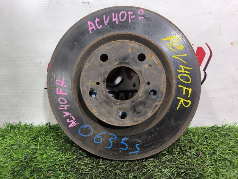 Тормозной диск TOYOTA CAMRY ACV40 2AZ-FE передний (б/у) Тормозной диск TOYOTA CAMRY ACV40 2AZ-FE передний (б/у)