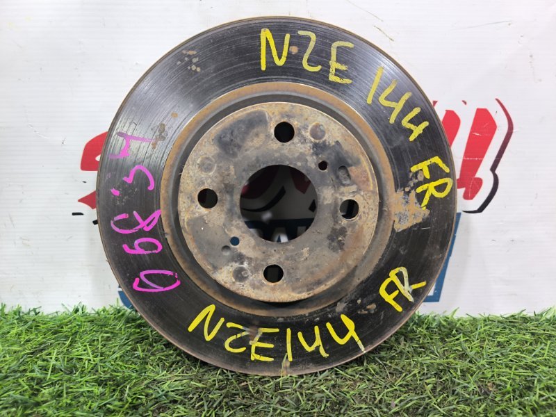 Тормозной диск TOYOTA COROLLA FIELDER NZE144 1NZ-FE передний (б/у)