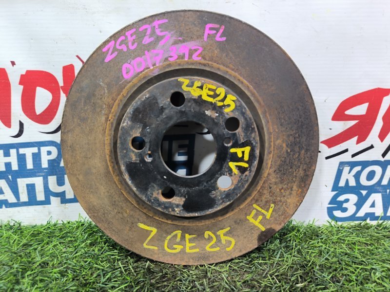 Тормозной диск TOYOTA WISH ZGE25 2ZR-FAE передний (б/у)