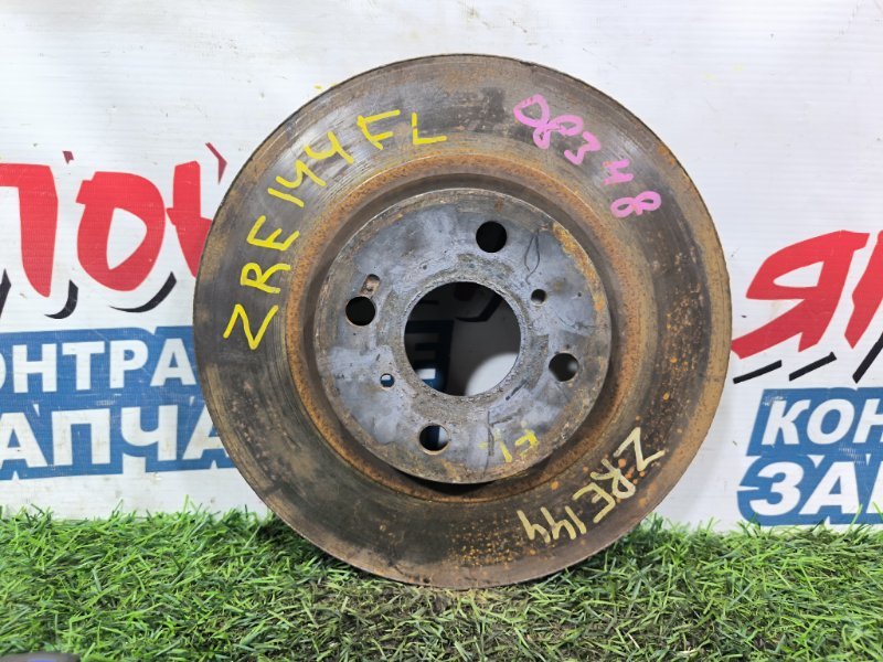 Тормозной диск TOYOTA COROLLA FIELDER ZRE144 1NZ-FE передний (б/у)