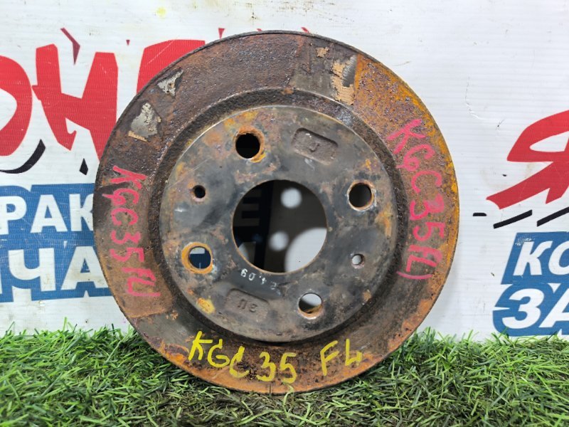 Тормозной диск TOYOTA PASSO KGC30 1KR-FE передний (б/у)