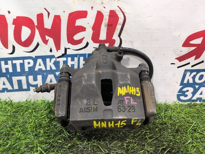 Суппорт TOYOTA ALPHARD MNH10 1MZ-FE передний левый (б/у) Суппорт TOYOTA ALPHARD MNH10 1MZ-FE передний левый (б/у)