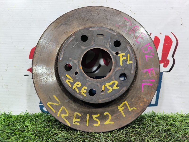 Тормозной диск TOYOTA COROLLA RUMION ZRE152 2ZR-FE передний (б/у)