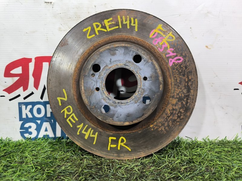 Тормозной диск TOYOTA COROLLA FIELDER NZE144 1NZ-FE передний (б/у)