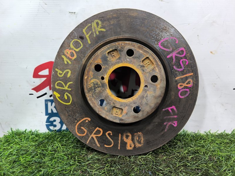 Тормозной диск TOYOTA CROWN GRS180 4GR-FSE передний (б/у) Тормозной диск TOYOTA CROWN GRS180 4GR-FSE передний (б/у)