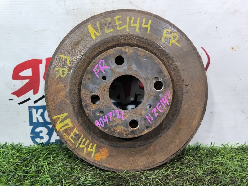 Тормозной диск TOYOTA COROLLA FIELDER NZE144 1NZ-FE передний (б/у)