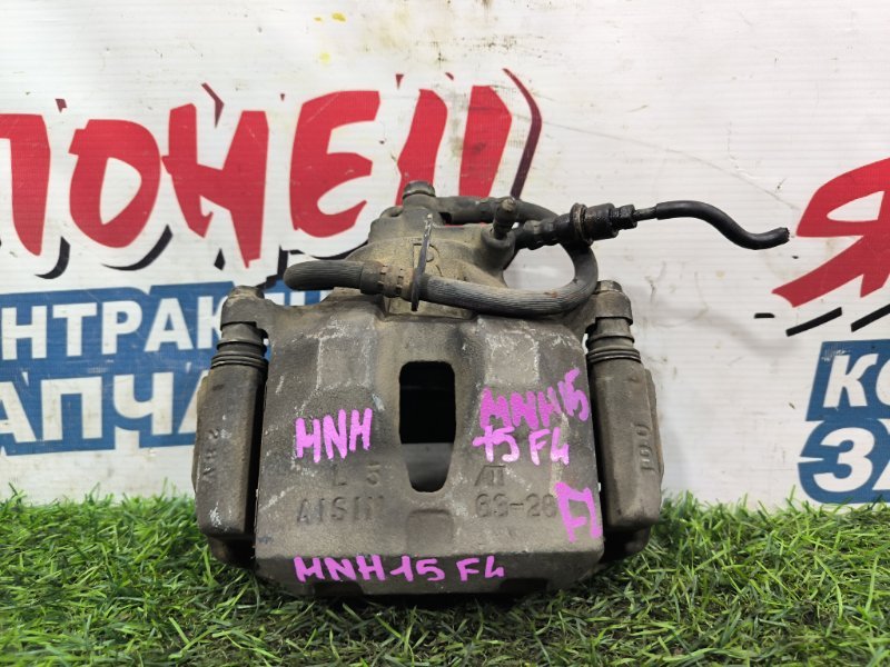 Суппорт TOYOTA ALPHARD MNH15 1MZ-FE передний левый (б/у) Суппорт TOYOTA ALPHARD MNH15 1MZ-FE передний левый (б/у)