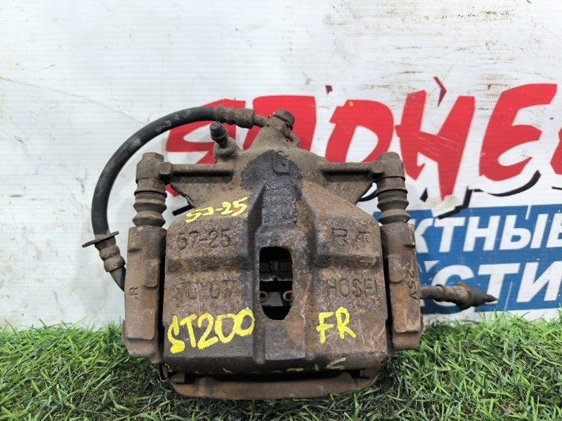 Суппорт TOYOTA CARINA ED ST200 4S-FE передний правый (б/у) Суппорт TOYOTA CARINA ED ST200 4S-FE передний правый (б/у)