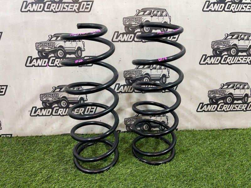 Пружина TOYOTA LAND CRUISER HDJ101 1HD-FTE задняя (б/у) Пружина TOYOTA LAND CRUISER HDJ101 1HD-FTE задняя (б/у)