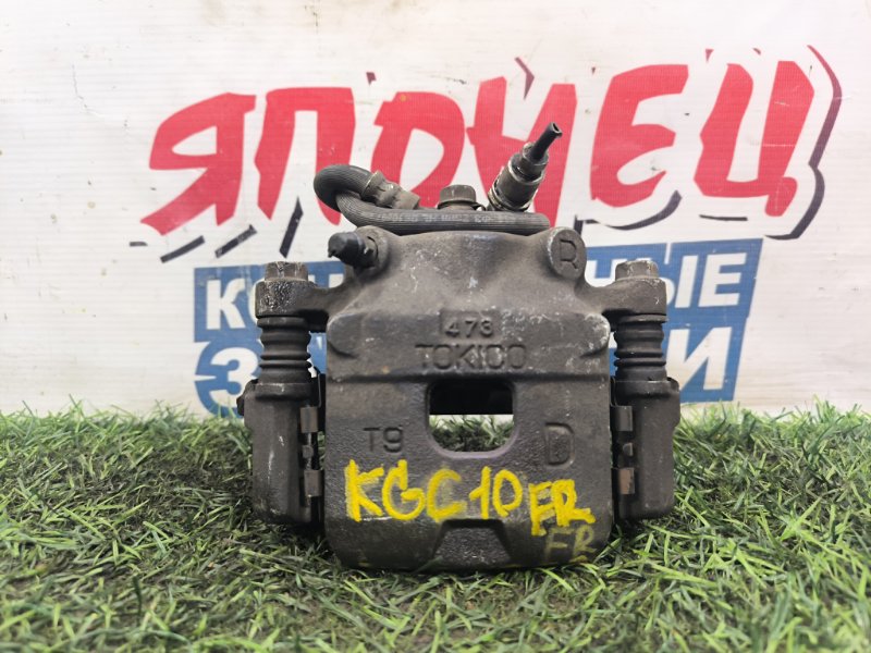 Суппорт TOYOTA PASSO KGC10 1KR-FE передний правый (б/у) Суппорт TOYOTA PASSO KGC10 1KR-FE передний правый (б/у)