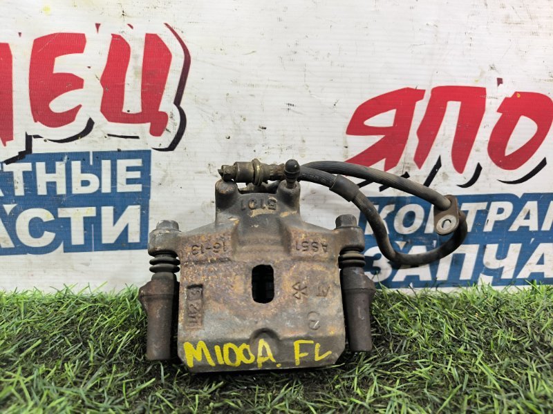 Суппорт TOYOTA DUET M100A EJ-DE передний левый (б/у) Суппорт TOYOTA DUET M100A EJ-DE передний левый (б/у)