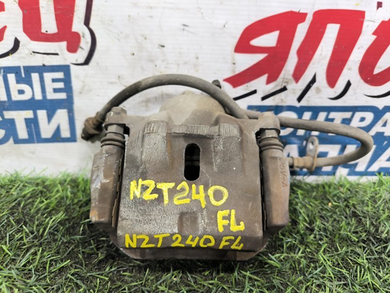 Суппорт TOYOTA ALLION NZT240 1NZ-FE передний левый (б/у) Суппорт TOYOTA ALLION NZT240 1NZ-FE передний левый (б/у)