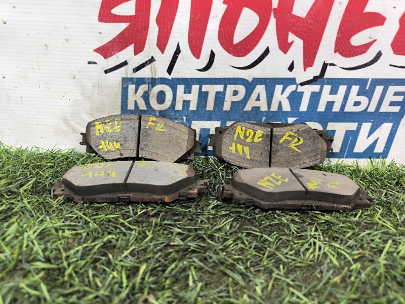 Тормозные колодки TOYOTA COROLLA FIELDER NZE144 1NZ-FE переднее (б/у) Тормозные колодки TOYOTA COROLLA FIELDER NZE144 1NZ-FE переднее (б/у)