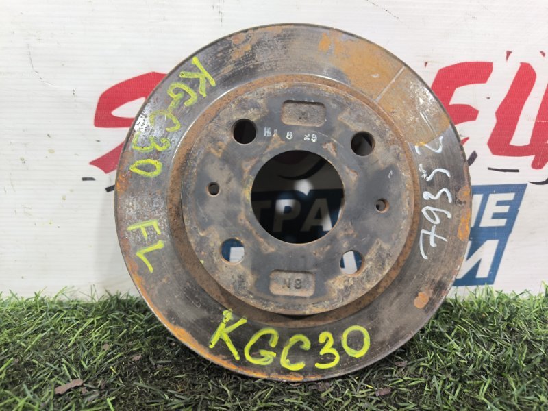 Тормозной диск TOYOTA PASSO KGC30 1KR-FE передний (б/у) Тормозной диск TOYOTA PASSO KGC30 1KR-FE передний (б/у)