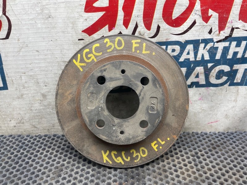 Тормозной диск TOYOTA PASSO KGC30 1KR-FE передний (б/у) Тормозной диск TOYOTA PASSO KGC30 1KR-FE передний (б/у)