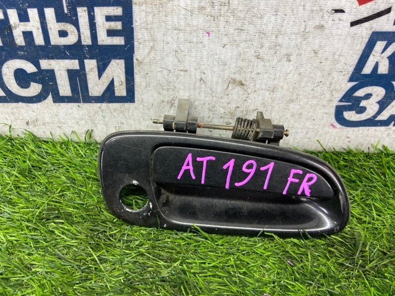 Ручка двери внешняя TOYOTA CALDINA AT191 7A-FE передняя правая (б/у)