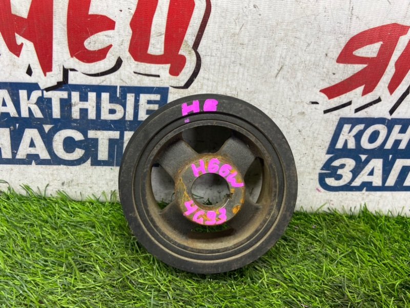 Шкив коленвала MITSUBISHI PAJERO IO H66W 4G93 (б/у)