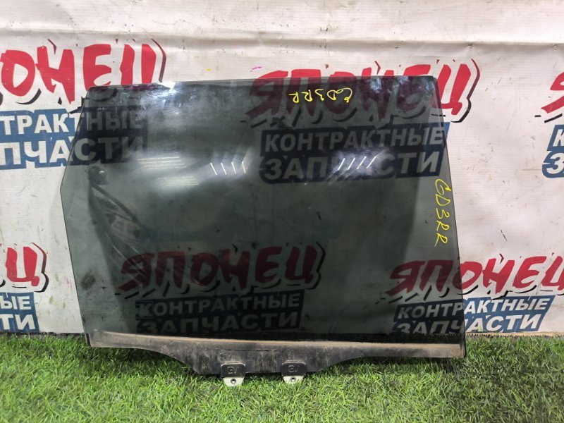 Стекло двери HONDA FIT GD3 L15A заднее правое (б/у)