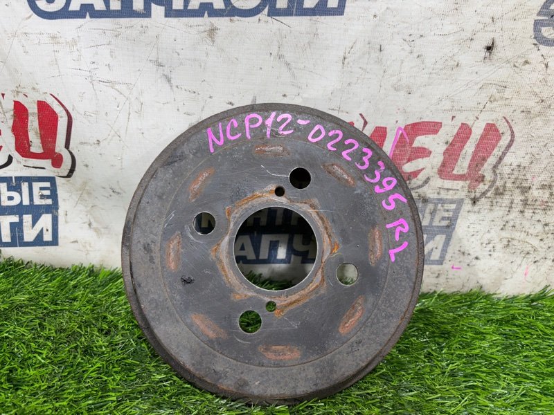 Тормозной барабан TOYOTA PLATZ NCP12 1NZ-FE задний (б/у)