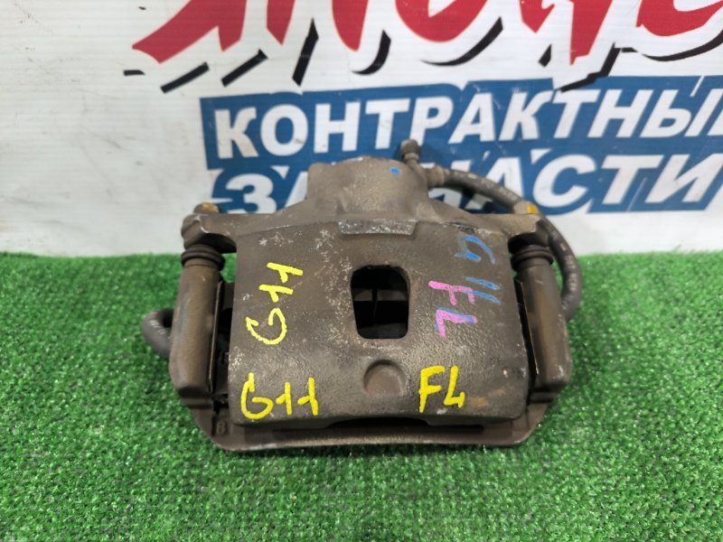 Суппорт NISSAN TIIDA C11 HR15DE передний левый (б/у)