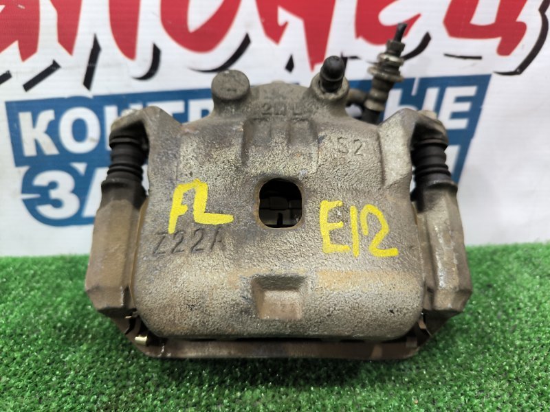 Суппорт NISSAN NOTE E12 HR12DE передний левый (б/у)