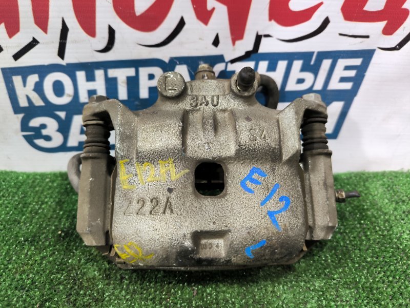 Суппорт NISSAN NOTE E12 HR12DE передний левый (б/у)