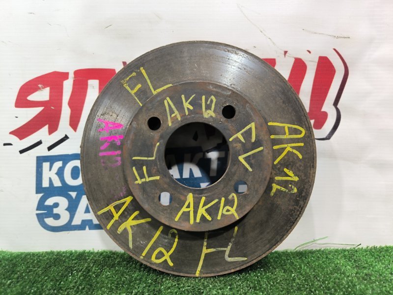 Тормозной диск NISSAN MARCH AK12 CR12DE передний (б/у)
