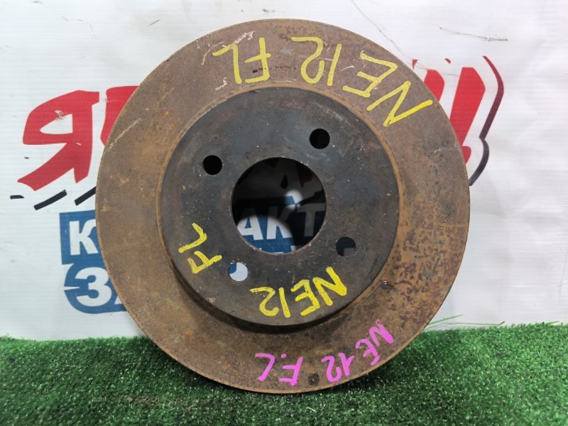 Тормозной диск NISSAN NOTE NE12 HR12DE (б/у)