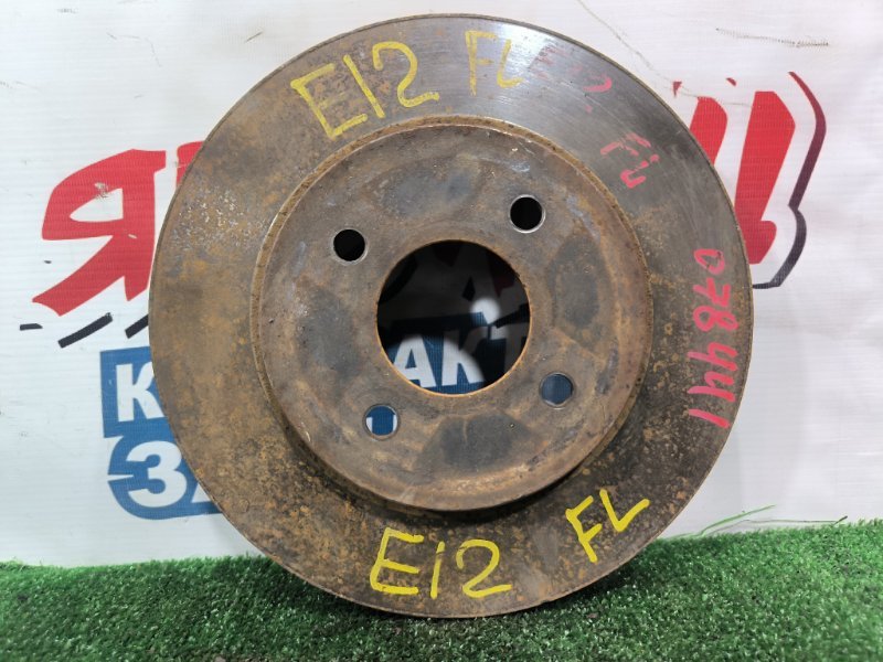 Тормозной диск NISSAN NOTE E12 HR12DE передний (б/у)