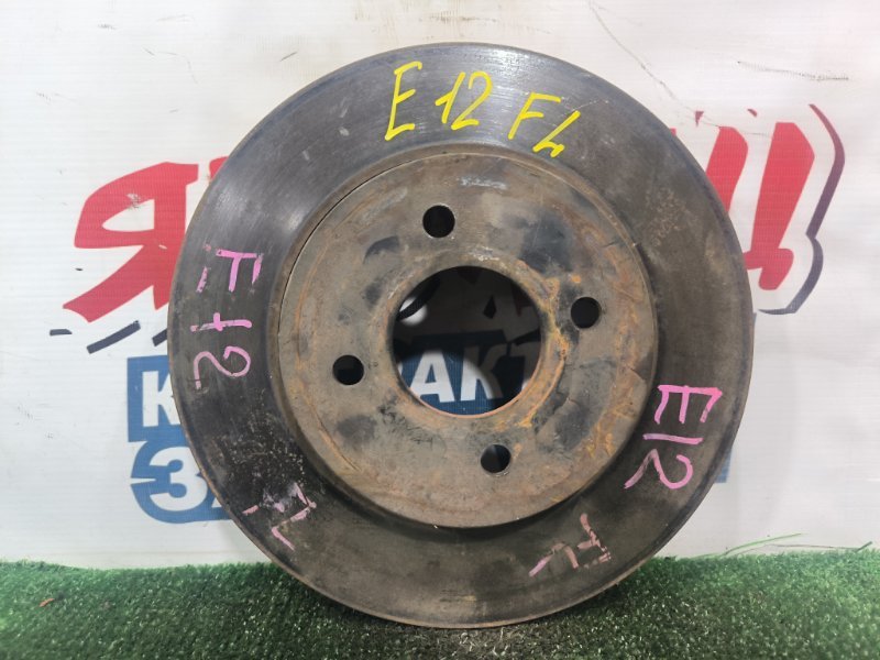 Тормозной диск NISSAN NOTE E12 HR12DE передний (б/у)