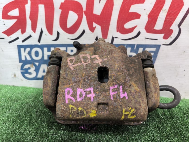 Суппорт HONDA CR-V RD7 K24A передний левый (б/у)