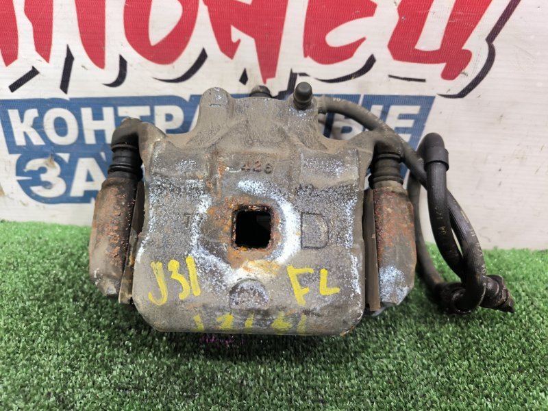 Суппорт NISSAN TEANA J31 VQ23DE передний левый (б/у)