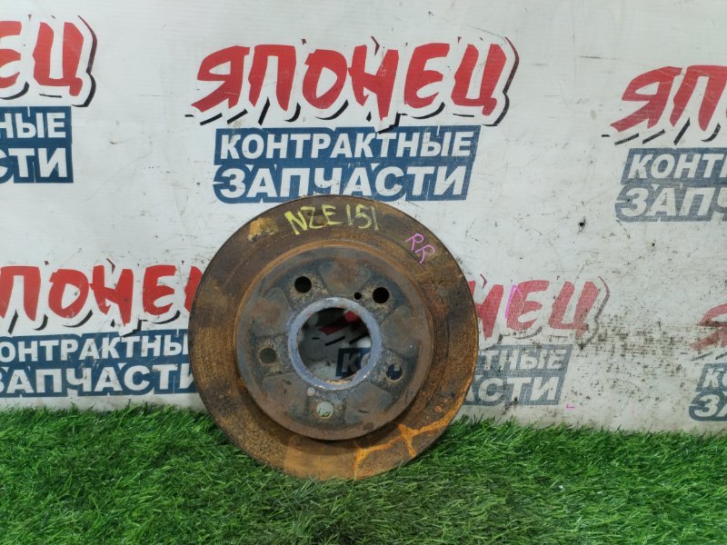 Тормозной диск TOYOTA COROLLA RUMION NZE151 1NZ-FE задний (б/у)
