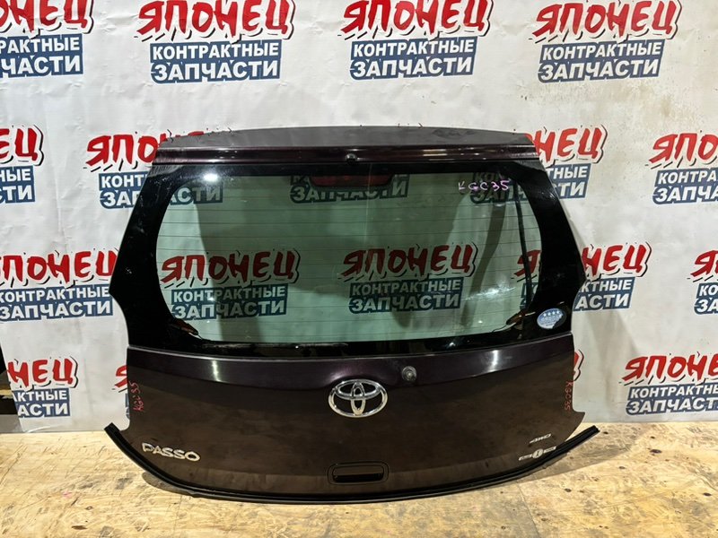 Дверь багажника TOYOTA PASSO KGC35 1KR-FE 2013 (б/у)