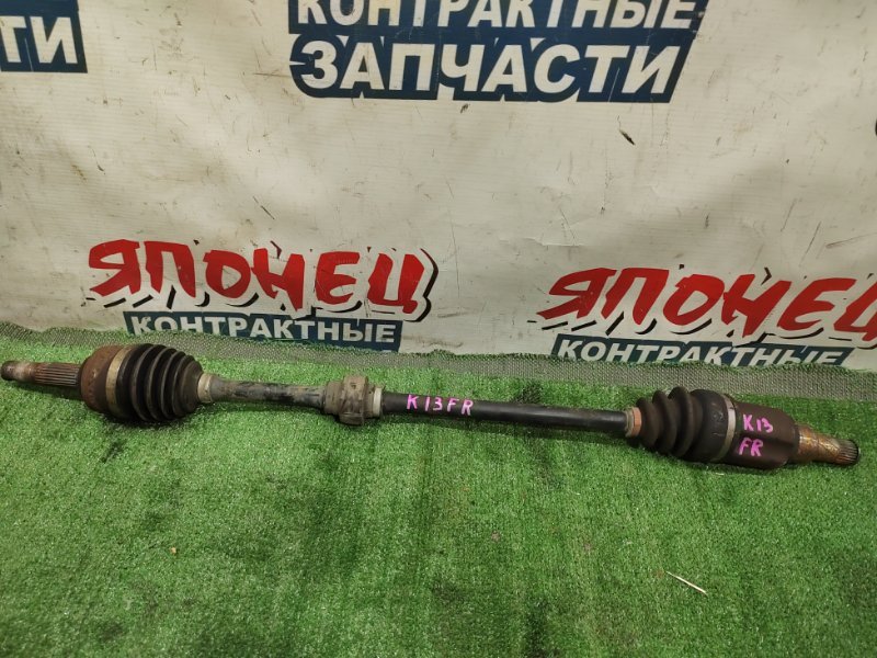 Привод NISSAN MARCH K13 HR12DE передний правый (б/у)