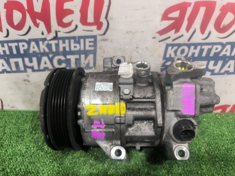 Компрессор кондиционера TOYOTA WISH ZNE10 1ZZ-FE (б/у)