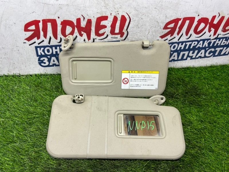 Козырек солнцезащитный TOYOTA PORTE NNP15 1NZ-FE (б/у)