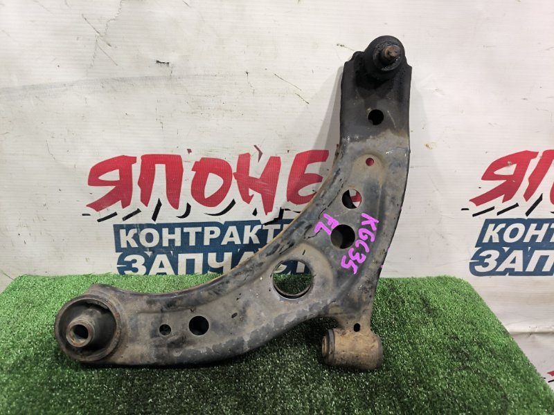 Рычаг нижний TOYOTA PASSO KGC35 1KR-FE передний левый (б/у)