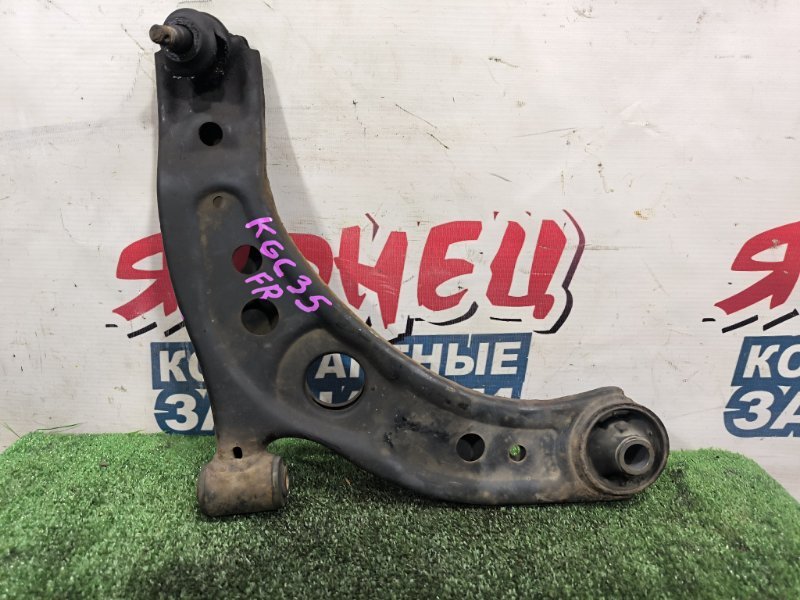 Рычаг нижний TOYOTA PASSO KGC35 1KR-FE передний правый (б/у)