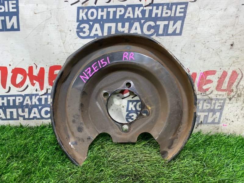 Щиток тормозного диска TOYOTA COROLLA RUMION NZE151 1NZ-FE задний правый (б/у)