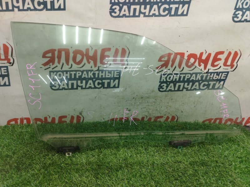 Стекло двери NISSAN TIIDA SC11 HR15DE переднее правое (б/у)