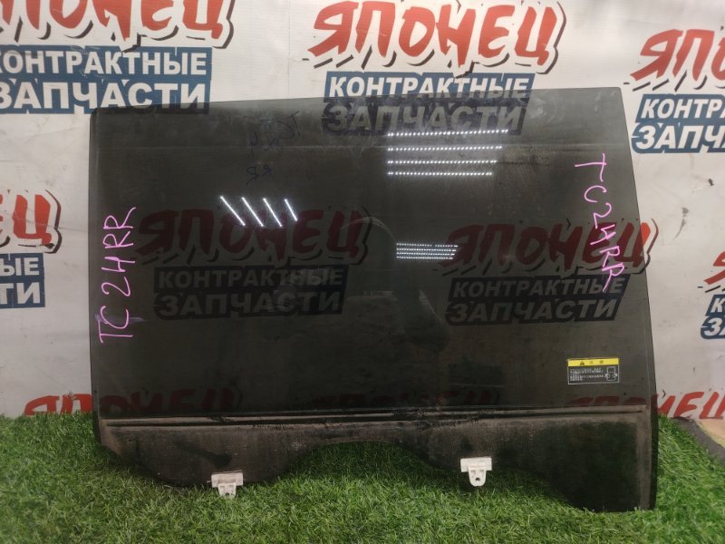 Стекло двери NISSAN SERENA TC24 QR20DE заднее правое (б/у)