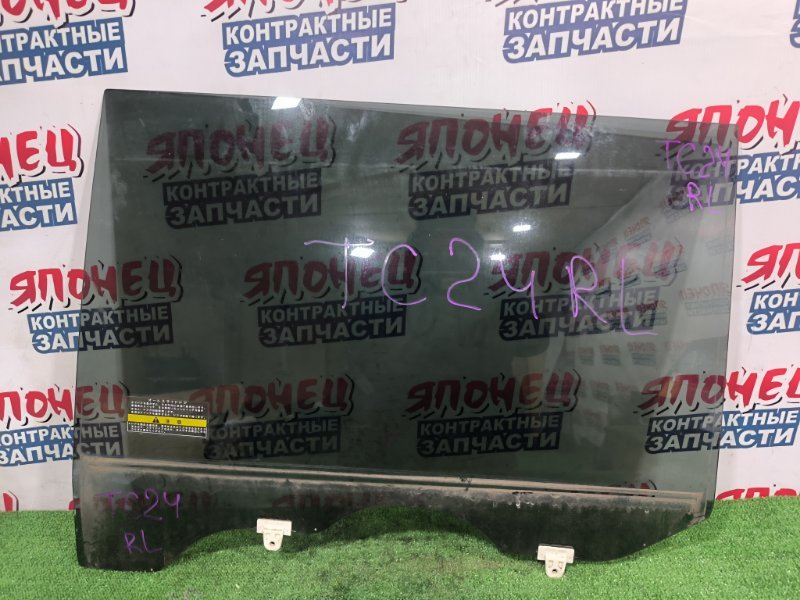 Стекло двери NISSAN SERENA TC24 QR20DE заднее левое (б/у)