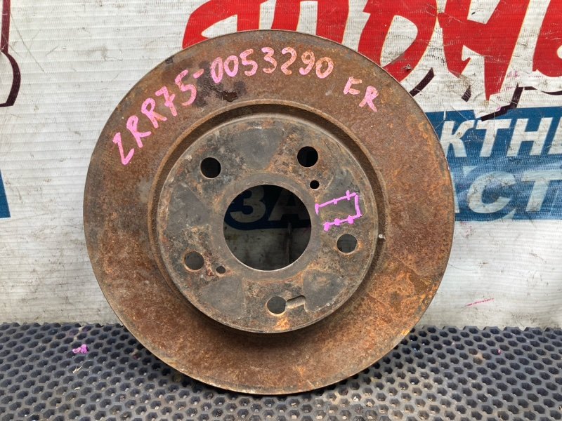 Тормозной диск TOYOTA NOAH ZRR75 3ZR-FAE передний (б/у)