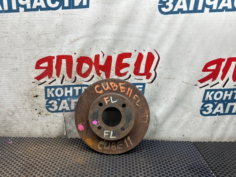 Тормозной диск NISSAN CUBE BZ11 CR14DE передний (б/у)