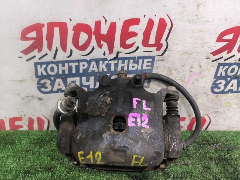 Суппорт NISSAN NOTE E12 HR12DE передний левый (б/у)