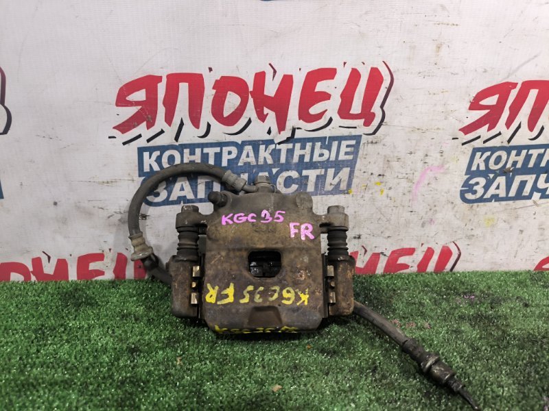 Суппорт TOYOTA PASSO KGC35 1KR-FE передний правый (б/у)