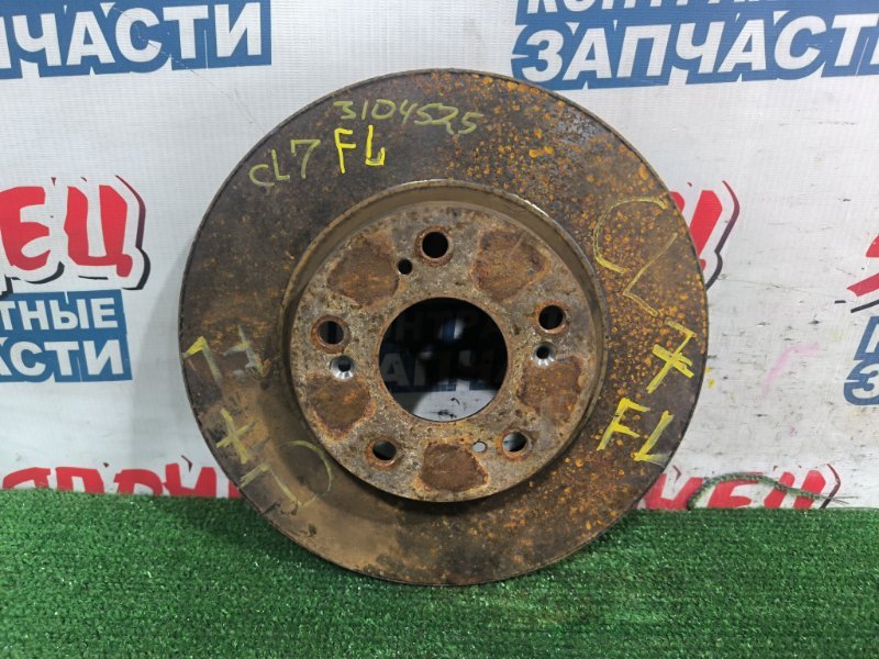 Тормозной диск HONDA ACCORD CL7 K20A передний (б/у)