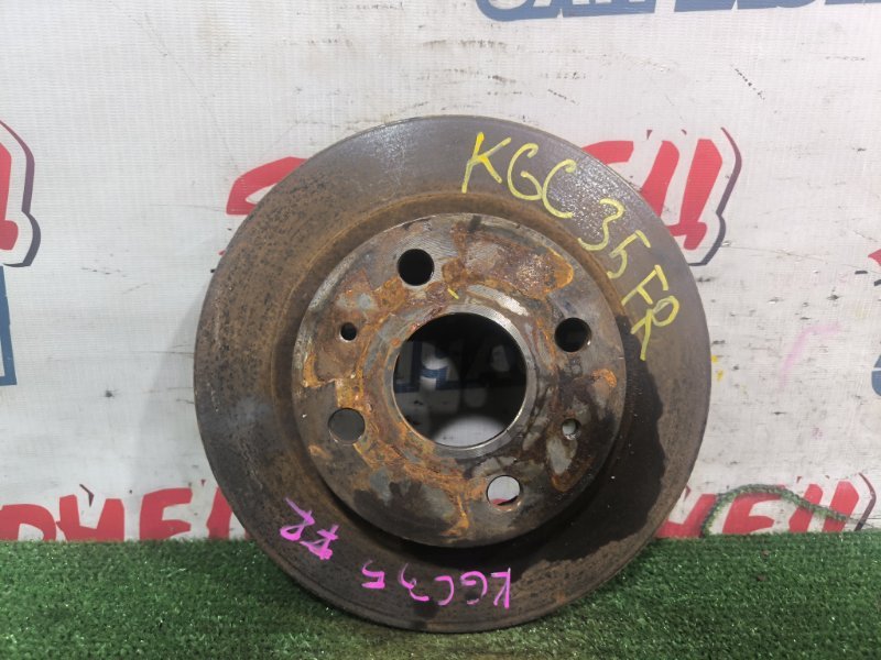 Тормозной диск TOYOTA PASSO KGC35 1KR-FE передний (б/у)