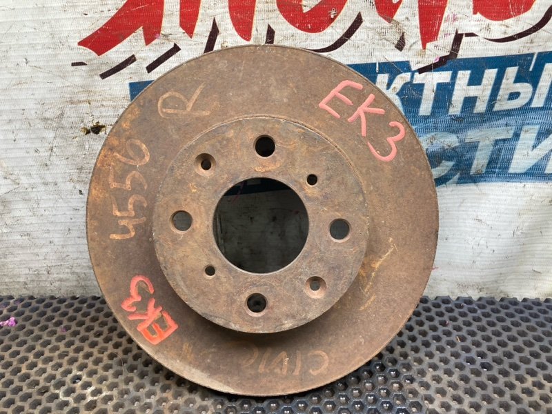 Тормозной диск HONDA CIVIC EK3 D15B передний (б/у)